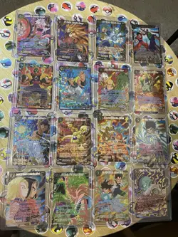 Dragon Ball Z TCG! 16 cards total All SPR/SR’s Multiple Sets! Holo Artworks NM! - Image 1