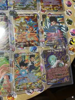 Dragon Ball Z TCG! 16 cards total All SPR/SR’s Multiple Sets! Holo Artworks NM! - Image 5