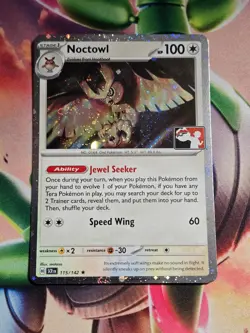 Noctowl 115/142 Rare Prize Pack Series Cards Pokemon Near Mint - Image 1
