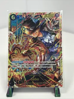 One Piece TCG Sabo (120) OP13-120 Carrying On His Will Foil SECERT CARD - Image 1