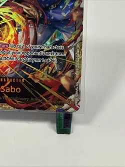 One Piece TCG Sabo (120) OP13-120 Carrying On His Will Foil SECERT CARD - Image 5