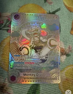 Monkey.D.Luffy (119) (SP) OP05-119 A Fist of Divine Speed Foil Custom Card - Image 1