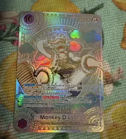 Monkey.D.Luffy (119) (SP) OP05-119 A Fist of Divine Speed Foil Custom Card - Image 2