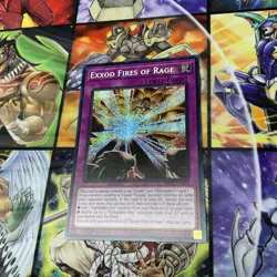 1x (M/NM) Exxod Fires of Rage MP25-EN094 Prismatic Secret Rare 1st Ed. Yugioh - Image 2