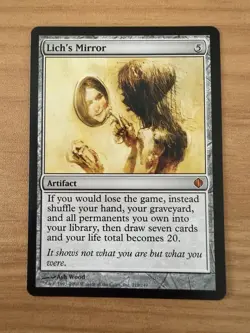 Magic The Gathering: Lich's Mirror 210/249 Shards Of Alara Near Mint NM - Image 1