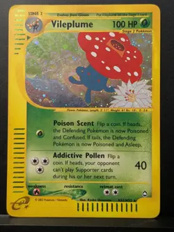 Pokemon Vileplume Holo Rare Aquapolis H31/H32 Vintage Card LP-MP - Image 1