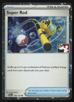 Pokemon Super Rod 188/193 Prize Pack Series Cards Cosmo Holo Pack Fresh - NM - Image 1