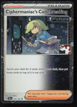 Pokemon Ciphermaniac's Codebreaking 145/162 Prize Pack Series Cards Cosmo Holo - Image 1