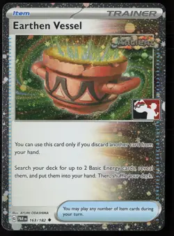 Pokemon Earthen Vessel 163/182 Prize Pack Series Cards Cosmo Holo Pack Fresh NM - Image 1