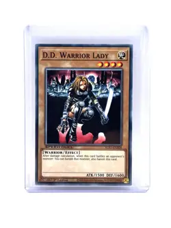 Yugioh D.D. Warrior Lady (Secret Rare) SGX1-ENE04 Speed Duel GX: Duel Academy Bx - Image 1