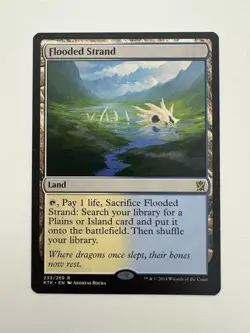 Flooded Strand MTG Magic the Gathering Card NM Near Mint KTK - Image 1