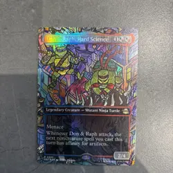 MTG Don & Raph, Hard Science (Borderless Foil) Teenage Mutant Ninja Turtles 205 - Image 1