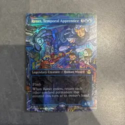 MTG Teenage Mutant Ninja Turtles Renet, Temporal Apprentice - Foil Full Art - Image 1