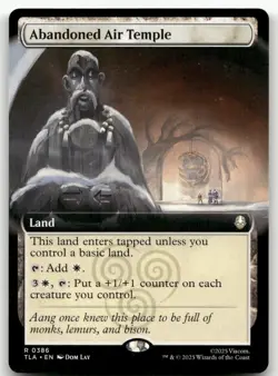 Abandoned Air Temple (Extended Art) #386 NM Avatar: The Last Airbender Magic MTG - Image 1