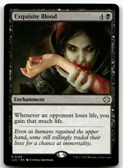 Exquisite Blood #195 (NM) Lost Caverns of Ixalan LCC Magic MTG - Image 1