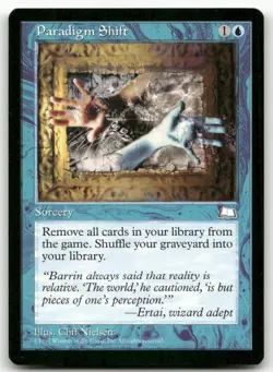 Paradigm Shift (NM) Weatherlight WTH Magic MTG - Image 1