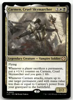Carmen, Cruel Skymarcher #5 (NM) Lost Caverns of Ixalan LCC Magic MTG - Image 1