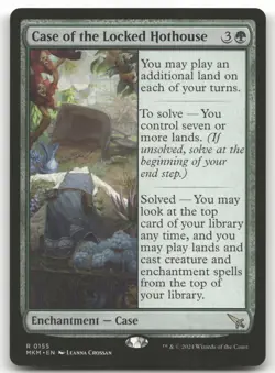 Case of the Locked Hothouse #155 (NM) Murders Karlov Manor MKM Magic MTG - Image 1