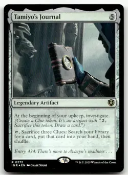 Tamiyo's Journal #272 (Foil) (NM) Innistrad Remastered INR Magic MTG - Image 1