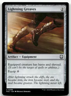 Lightning Greaves #298 (NM) Modern Horizons 3 M3C Magic MTG - Image 1
