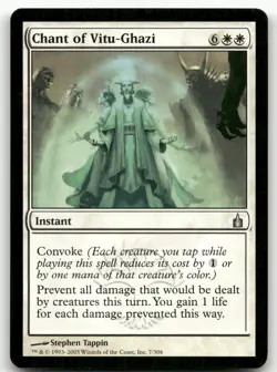 Chant of Vitu-Ghazi #7 (NM) Ravnica City of Guilds RAV Magic MTG - Image 1