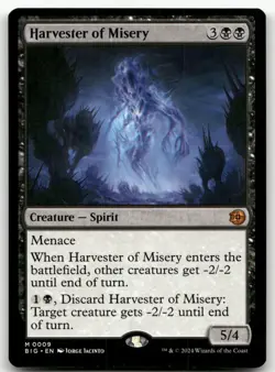 Harvester of Misery #9 (NM) Thunder Junction BIG Magic MTG - Image 1