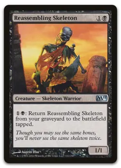 Reassembling Skeleton #112 (NM) Magic 2011 M11 Magic MTG - Image 1
