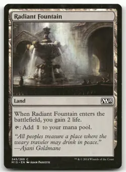 Radiant Fountain #245 (LP) Magic 2015 M15 Magic MTG - Image 1