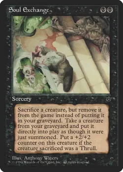Fallen Empires Soul Exchange MTG Magic the Gathering NM - Image 1