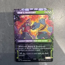 Bebop & Rocksteady Showcase Teenage Mutant Ninja Turtles MTG NM - Image 1