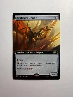 Artificer's Dragon (Extended Art) 376 MTG The Brothers' War - Image 1