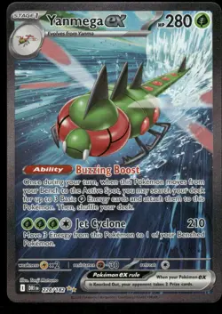 Pokemon Cards Yanmega ex 228/182 Destined Rivals Special Illustration Rare NM - Image 1
