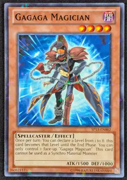 Gagaga Magician 1996 Starfoil Rare Holo Yugioh Card SP13-EN002 (NM) - Image 1