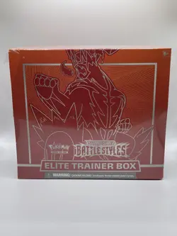 Pokemon SWORD & SHIELD BATTLE STYLES Red Elite Trainer Box ETB New SEALED! - Image 1