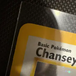 Pokemon Chansey 3/102 Holo Rare 1999 Base Set Unlimited NM - Image 3