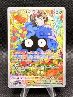 Erika's Tangela 218/217 Illustration Rare ME: Ascended Heroes Pokemon Holo NM/M - Image 1