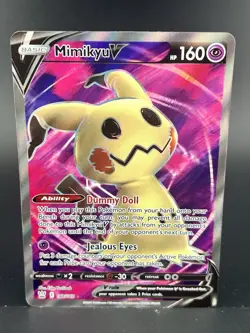 Mimikyu V 148/163 Swsh05: Battle Styles Full Art Holo Ultra Rare Pokemon NM - Image 1