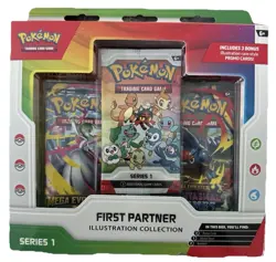 Pokemon TCG First Partner Illustration Collection Series 1 Sealed - Image 1