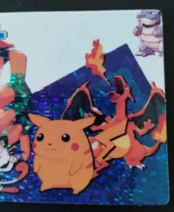 Vintage Vending Prism Ash Mew Charizard Meowth Pocket Monsters #309 - Image 3