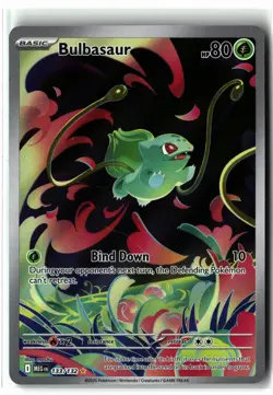Bulbasaur ⭐ 133/132 Holo Illustration Rare Mega Evolution 2025 Pokemon NM - Image 1