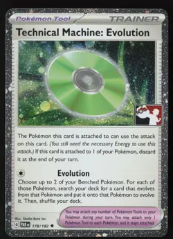 Pokemon Technical Machine: Evolution 178/182 Prize Pack Series 7 Cosmo Holo - NM - Image 1