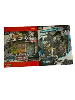 Pokemon TCG Scarlet & Violet Black Bolt White Flare Binder Box 2-pack - Image 1