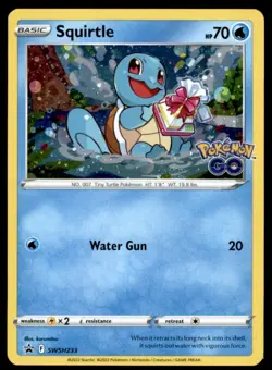 Squirtle SWSH233 Holo Promo Sword & Shield Promo Pokemon Holo Lightly Played - Image 1