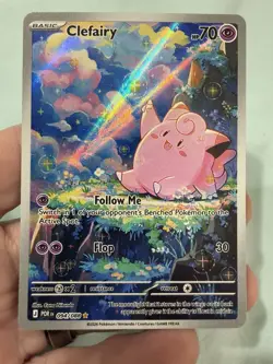 CLEFAIRY 94/88 Perfect Order Illustration Rare Mega Evolution: Perfect Order NM - Image 1