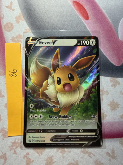 Pokemon TCG Eevee V SWSH 065 Promo Holo NM - Image 1