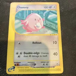 Pokemon Chansey E-Series Aquapolis 69/147 NM - Image 1