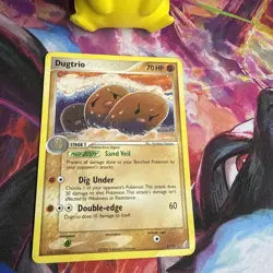 Pokemon TCG - Dugtrio 5/100 Crystal Guardians LP - Image 2