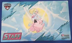 Pokemon Lillie's Clefairy Regional Playmat Staff Play Pokemon Journey Together - Image 1