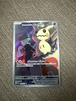 Pokemon Team Rocket’s Mimikyu 238/217 Special Illustration Rare Ascended Heroes - Image 1