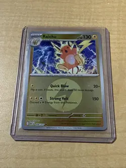 Raichu 56/217 Electric Energy Reverse Holo Ascended Heroes Pokemon TCG NM 2026 - Image 1